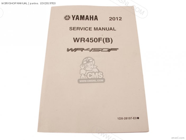 Yamaha WORKSHOP MANUAL 1DX28197E0