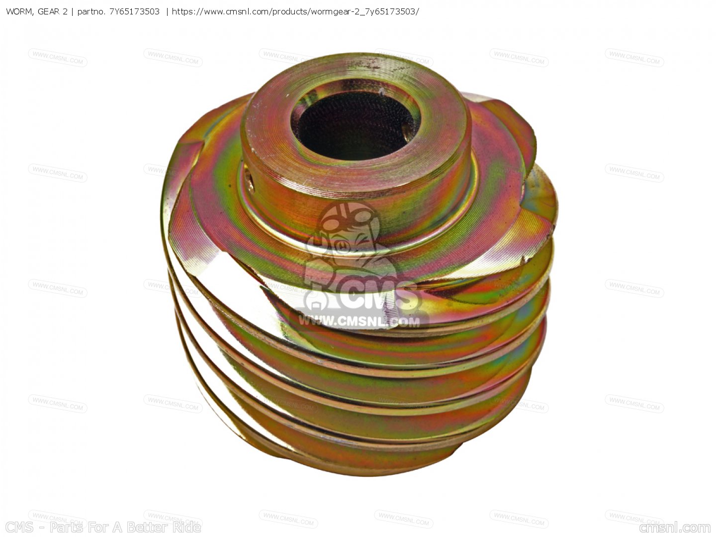 WORM, GEAR 2 for YS828TM SNOW BLOWER 1988 order at CMSNL