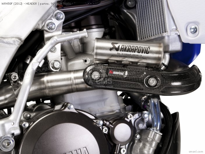 Yamaha WR450F (2012) - HEADER 907983170101