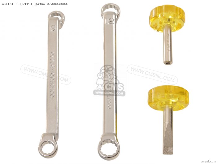 077080030000 Wrench Set,tappet Honda buy the 077080030000 at CMSNL