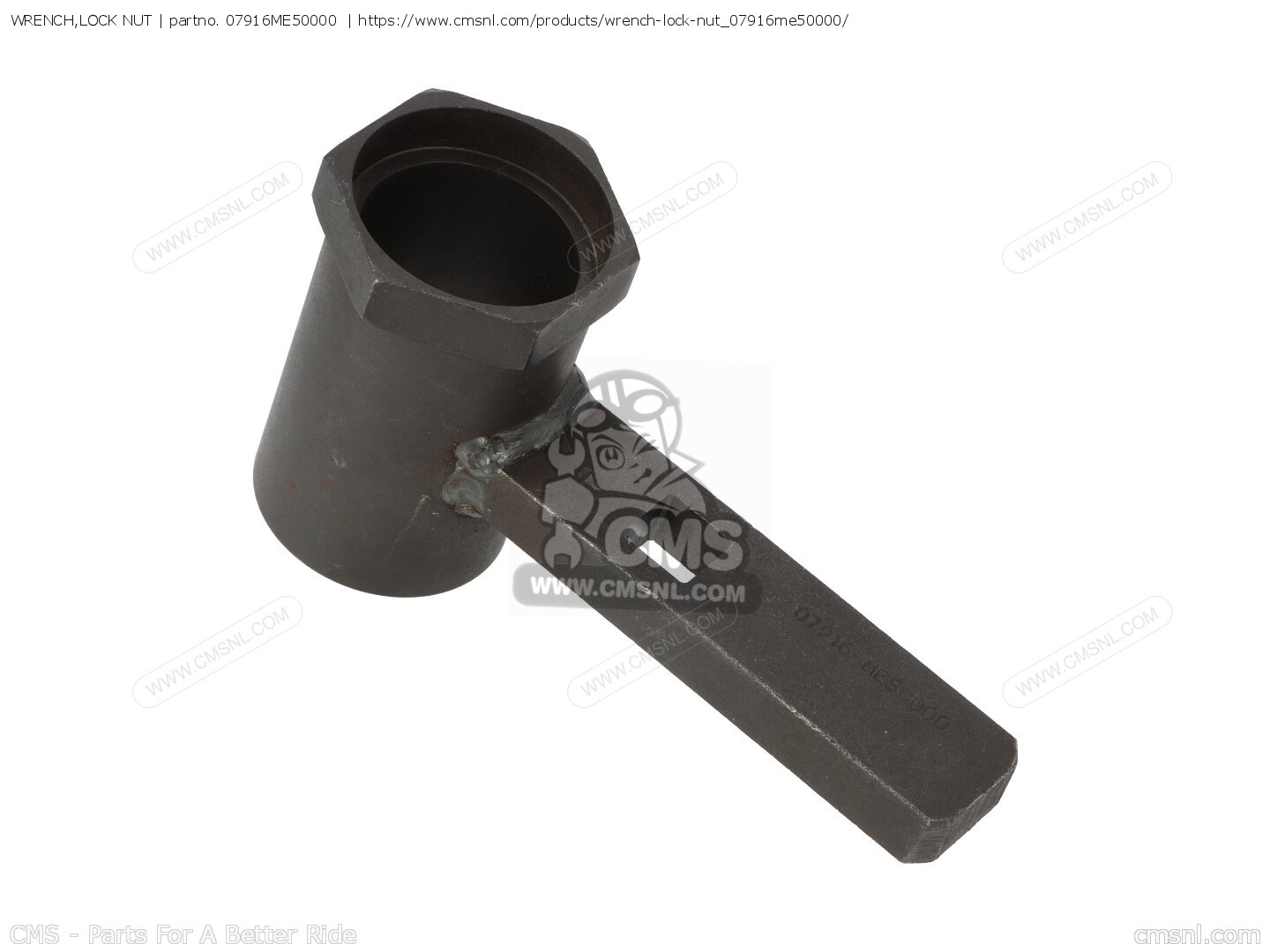 07916ME50000 Wrench,lock Nut Honda buy the 07916ME50000 at CMSNL