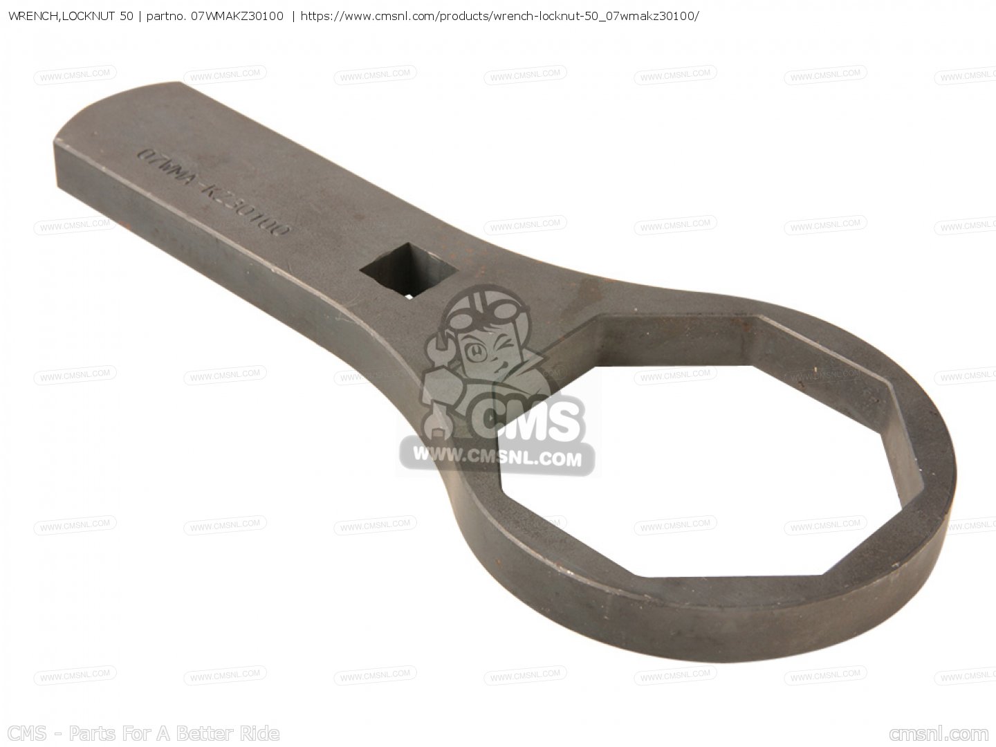 07WMAKZ30100: WRENCH,LOCKNUT 50 Honda - buy the 07WMA
