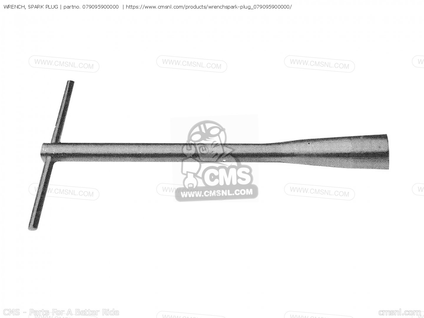 079095900000 Wrench, Spark Plug Honda buy the 079095900000 at CMSNL
