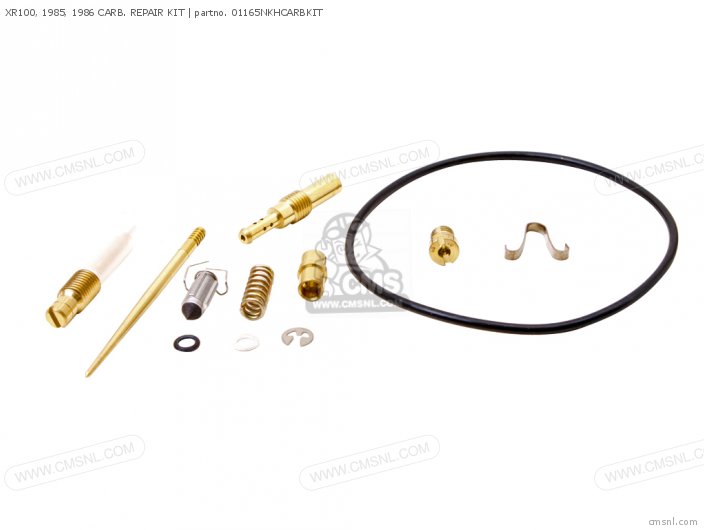 Honda XR100, 1985, 1986 CARB. REPAIR KIT 01165NKHCARBKIT