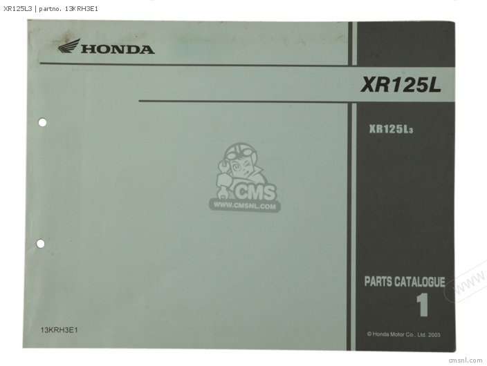 Honda XR125L3 13KRH3E1