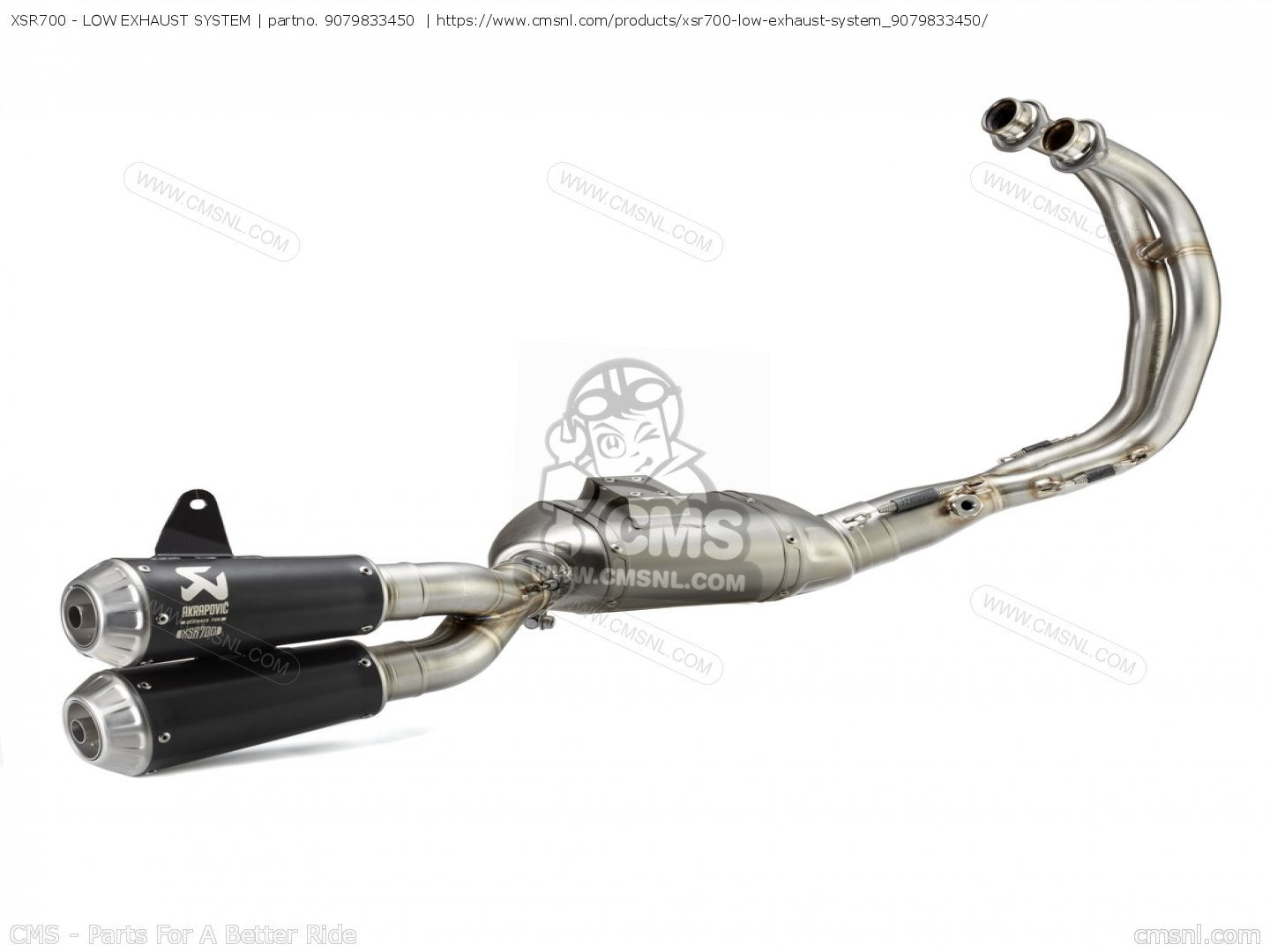 Xsr 700 akrapovic double hotsell