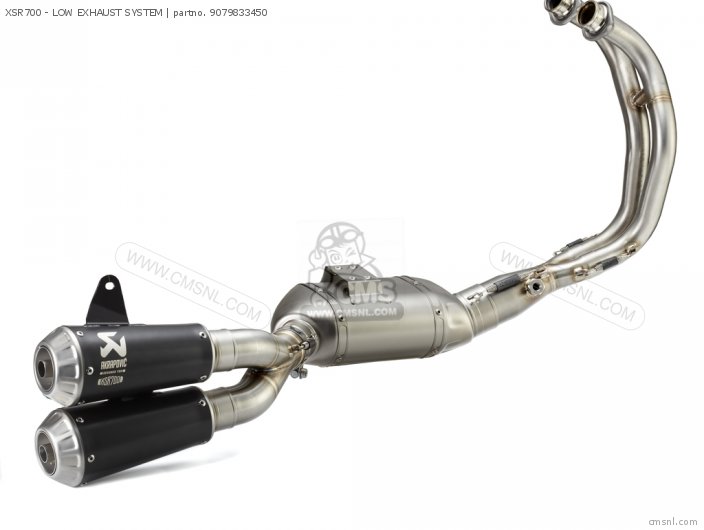 Yamaha XSR700 - LOW EXHAUST SYSTEM 9079833450