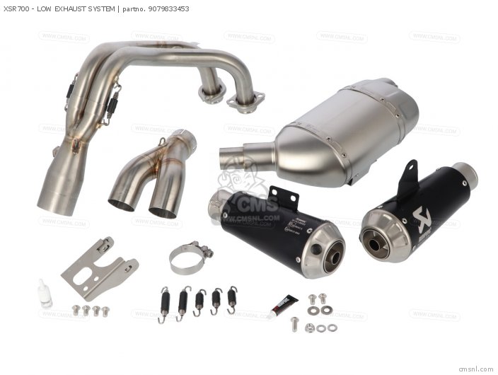 Yamaha XSR700 - LOW EXHAUST SYSTEM 9079833453