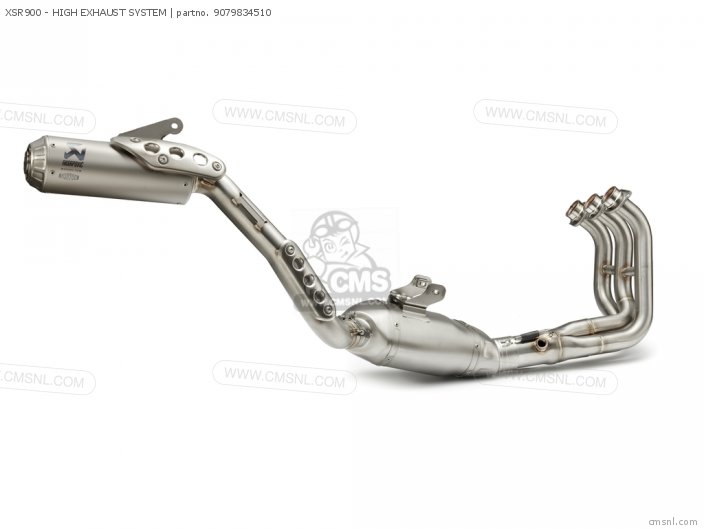 Yamaha XSR900 - HIGH EXHAUST SYSTEM 9079834510