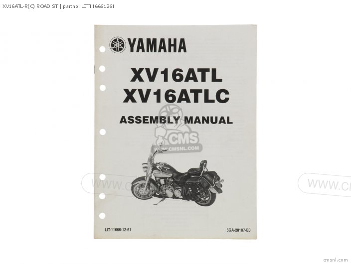 Yamaha XV16ATL-R(C) ROAD ST LIT116661261