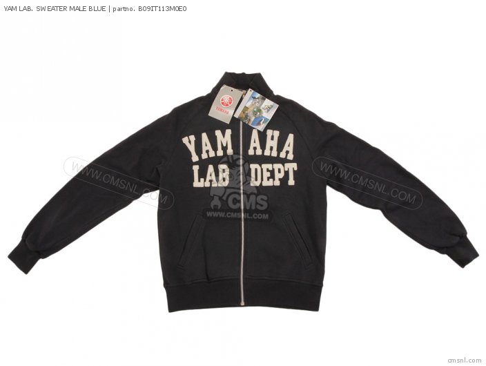 Yamaha YAM LAB. SWEATER MALE BLUE B09IT113M0E0