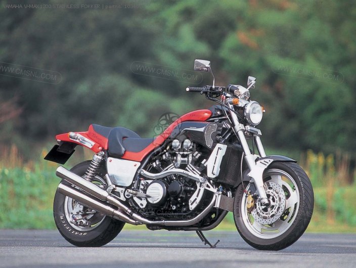 YAMAHA V-MAX1200 STAINLESS FOKKER for EXHAUST SYSTEMS - order at CMSNL