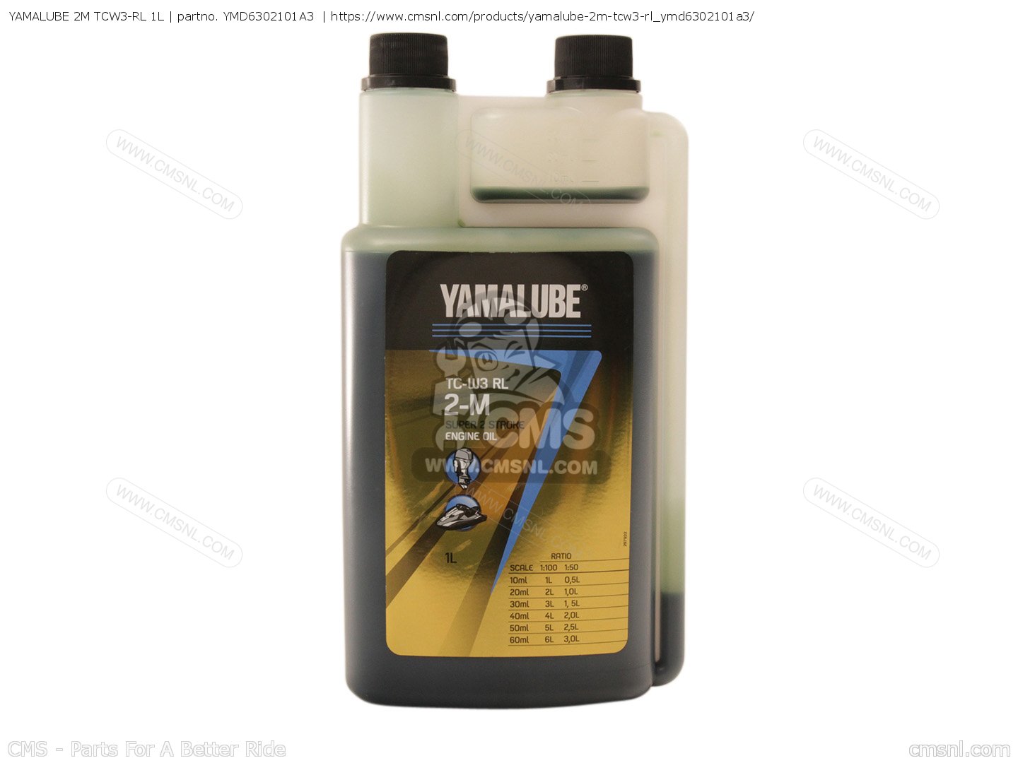 YMD6302101A3: Yamalube 2m Tcw3-rl 1l Yamaha - buy the YMD-63021-01-A3 ...