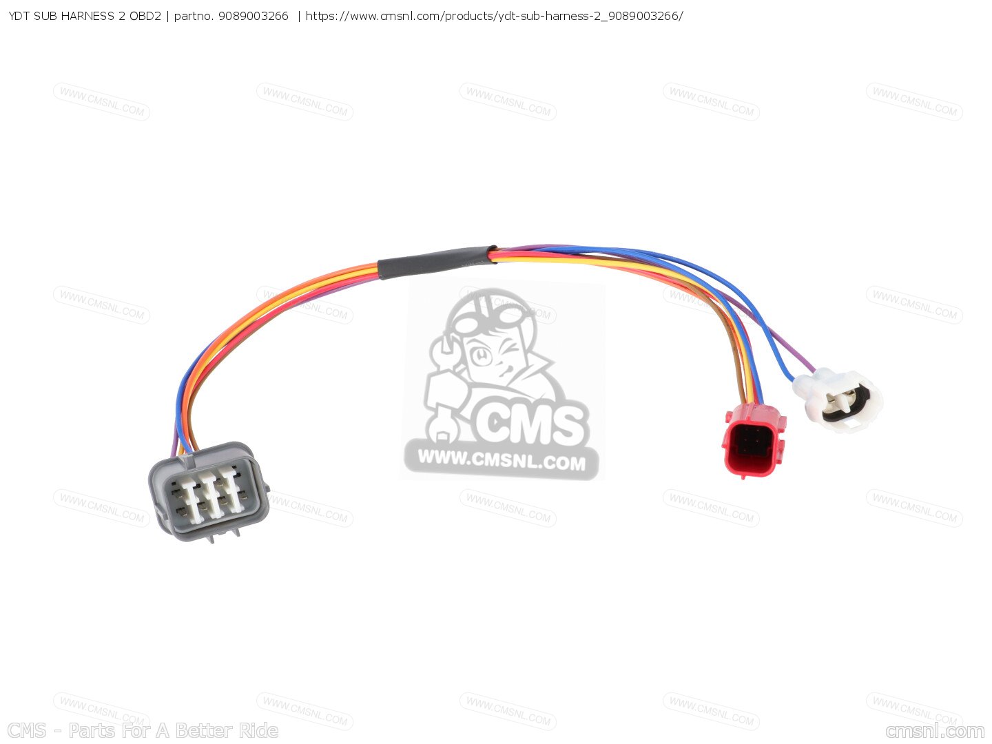 9089003266: Ydt Sub Harness 2 Obd2 Yamaha - buy the 90890-03266-00 at CMSNL