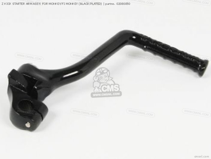 Takegawa Z KICK STARTER ARM ASSY. FOR MONKEY/FI MONKEY (BLACK/PLATED) 02080050