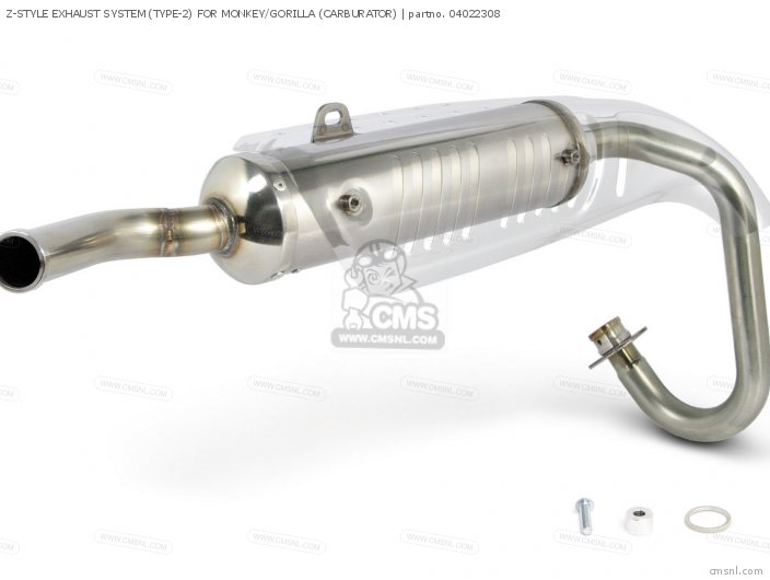 Z-STYLE EXHAUST SYSTEM TYPE-2 FOR MONKEY GORILLA CARBURATOR
