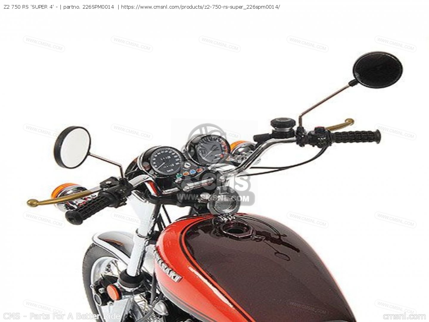 スースス　 226SPM0014: Z2 750 RS 'SUPER 4' - Kawasaki - buy the 226SPM0014 at