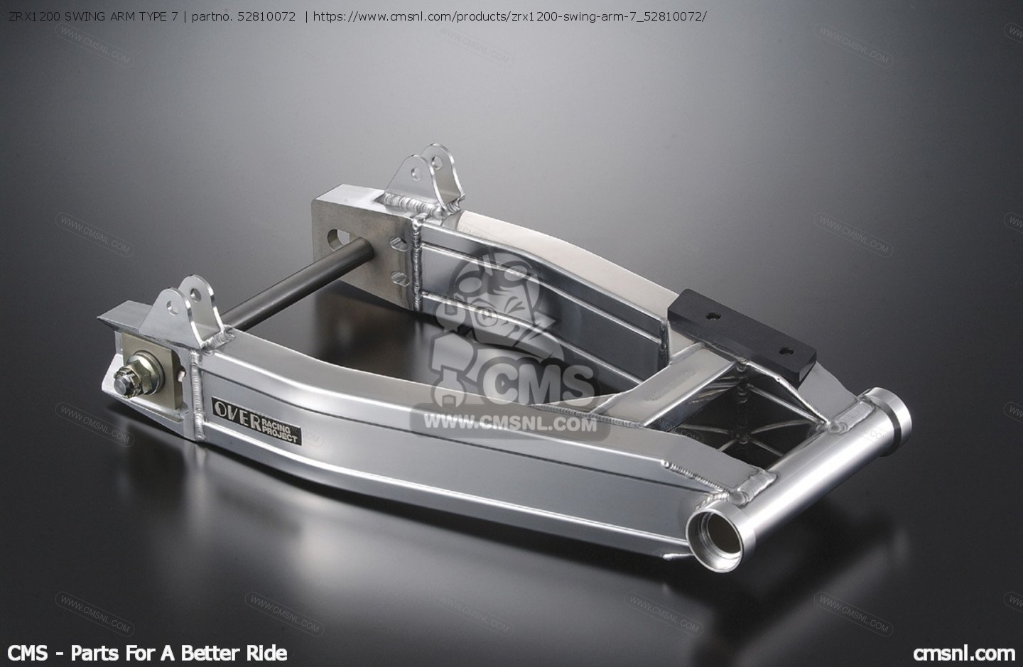 52810072: ZRX1200 SWING ARM TYPE 7 Over Racing - buy the 52